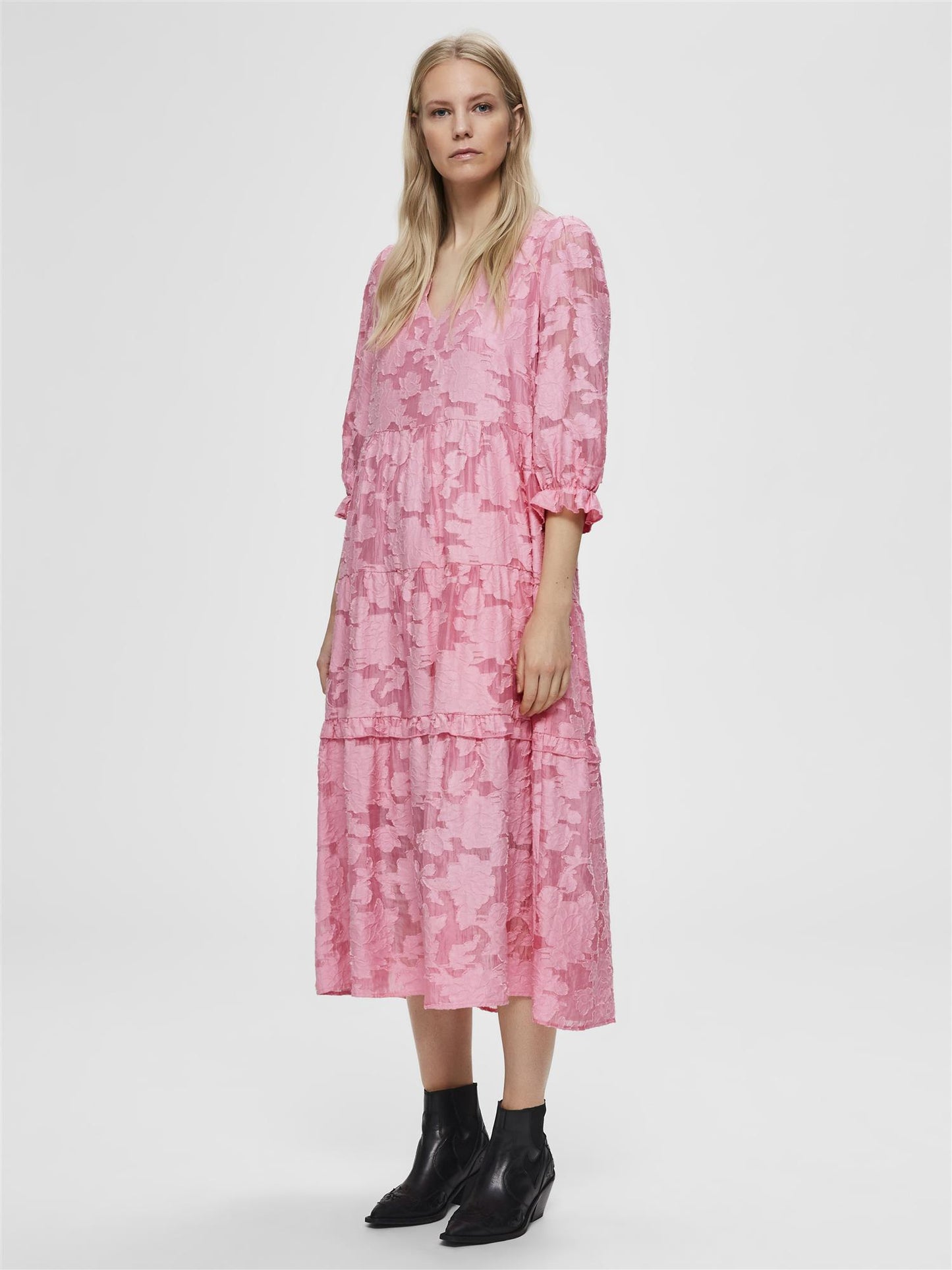 Sadie 3/4 midi dress