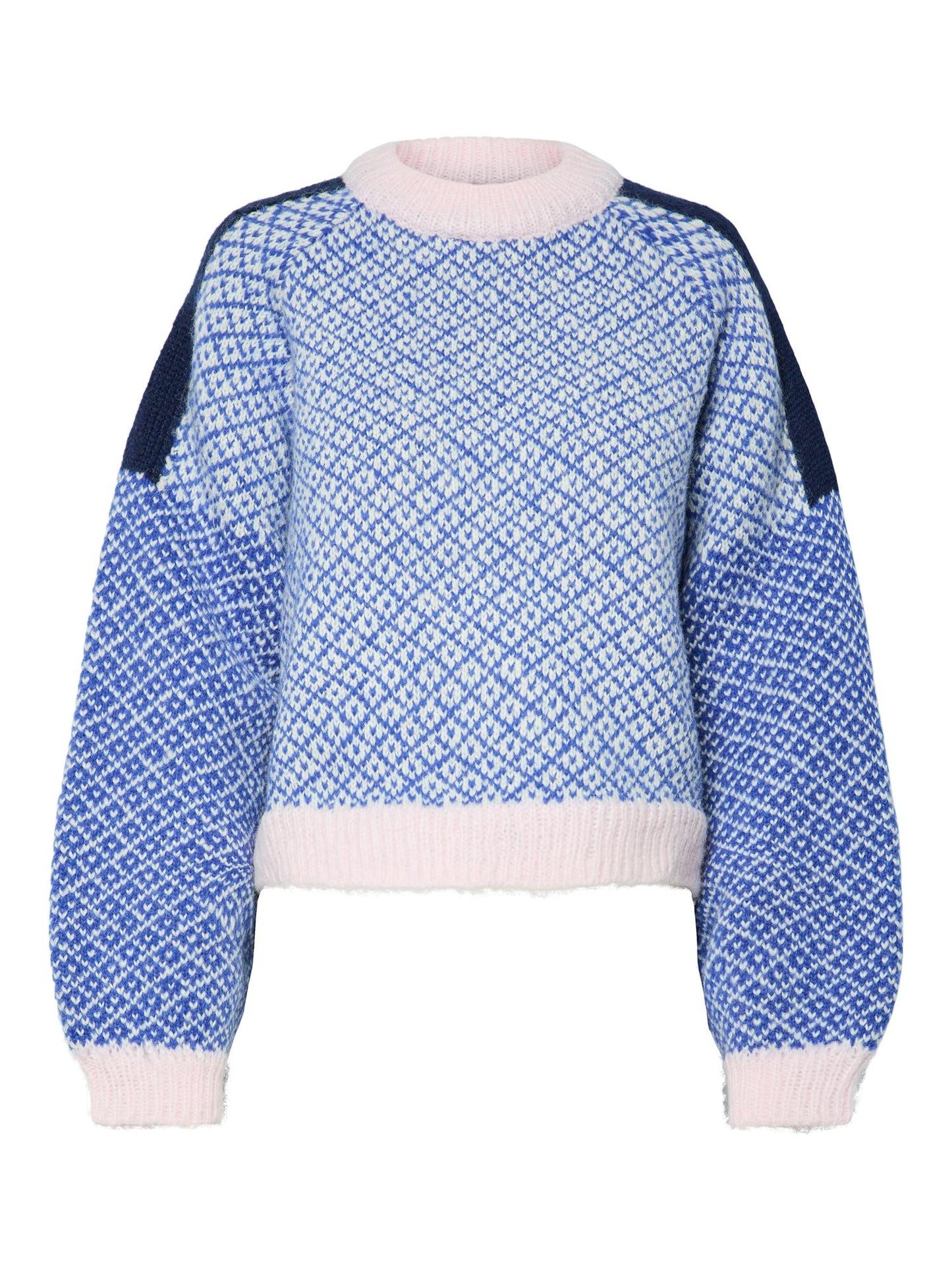 Remix highneck knit