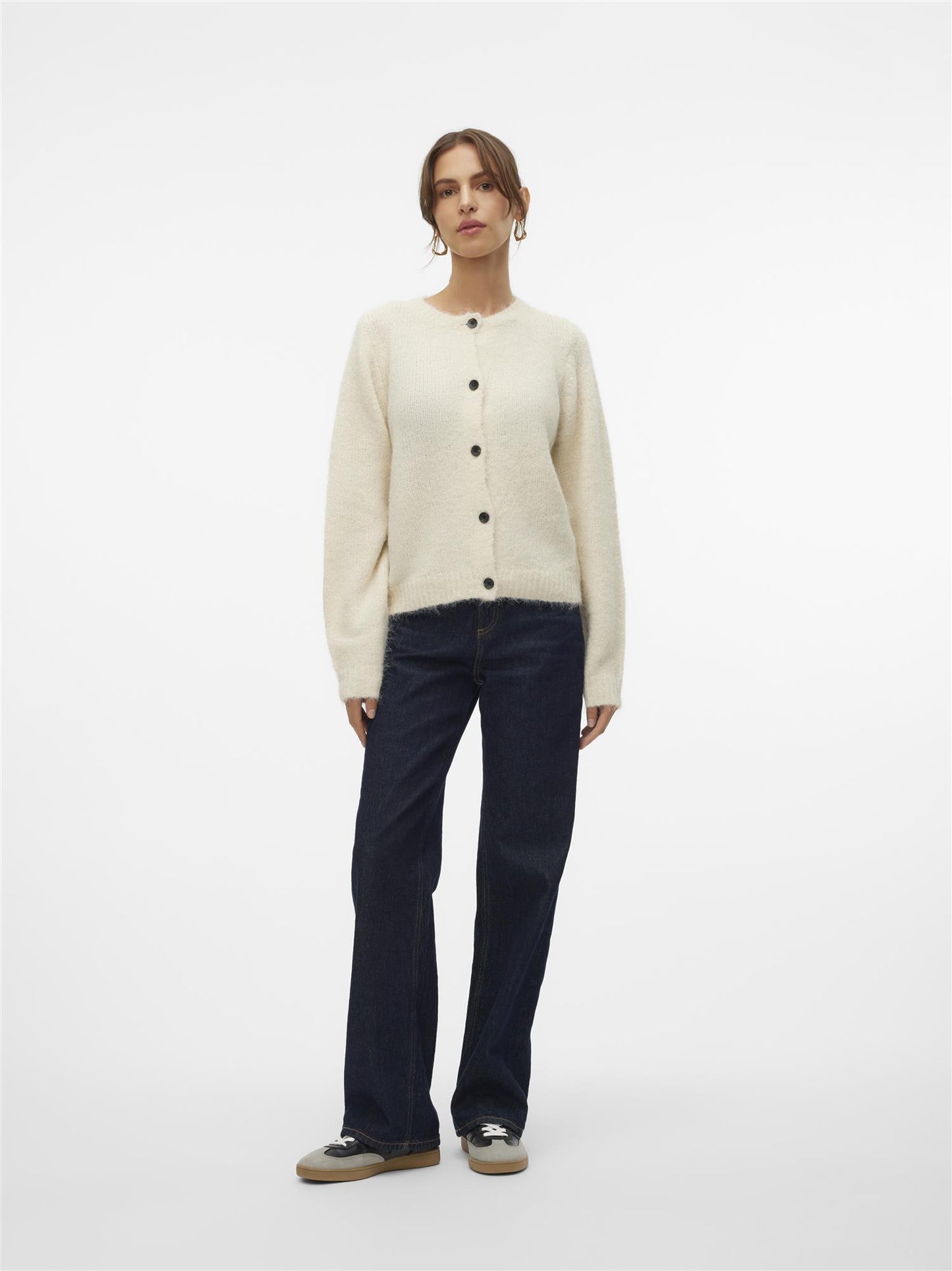 Novah o-neck button cardigan