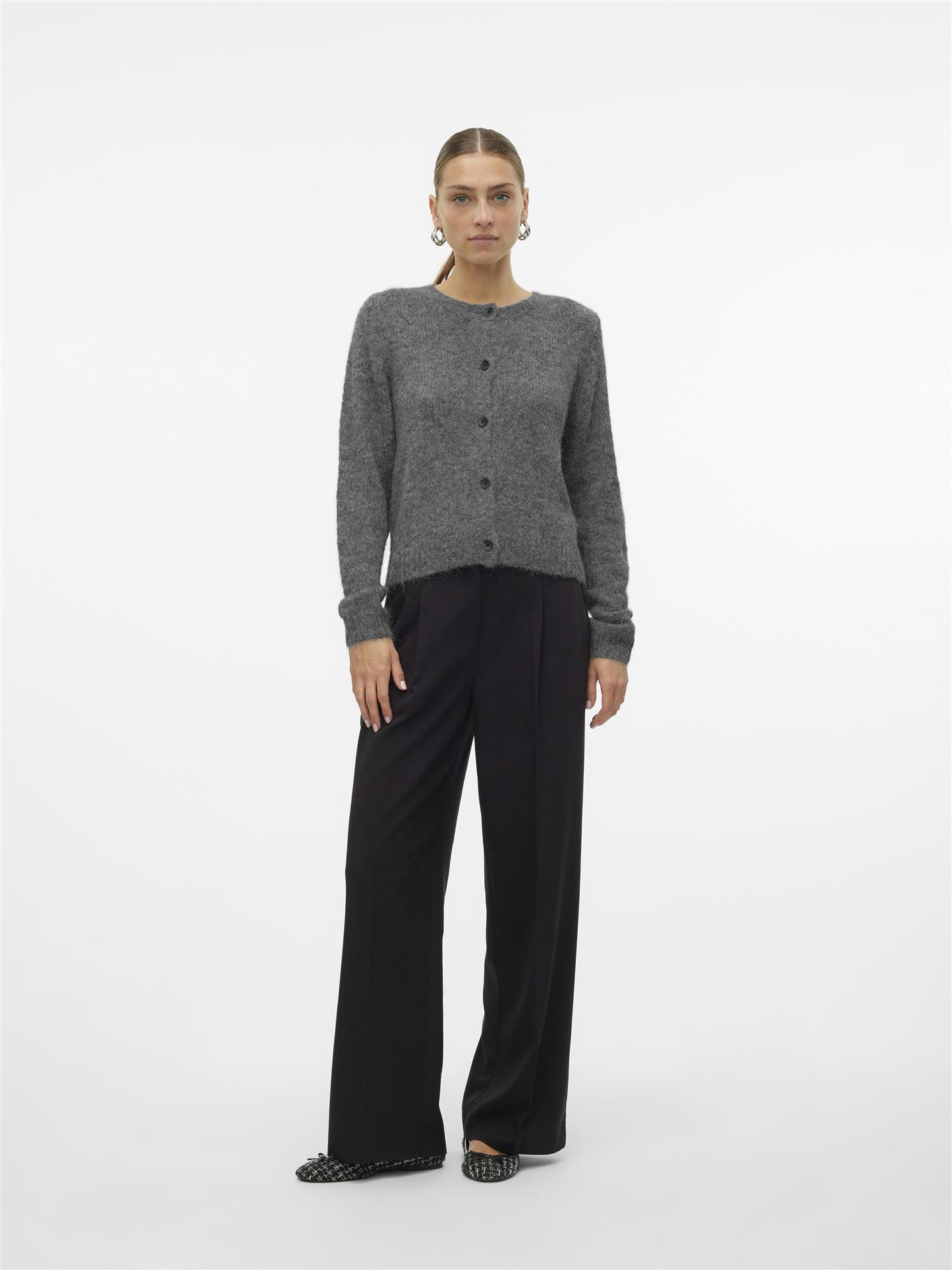 Novah o-neck button cardigan