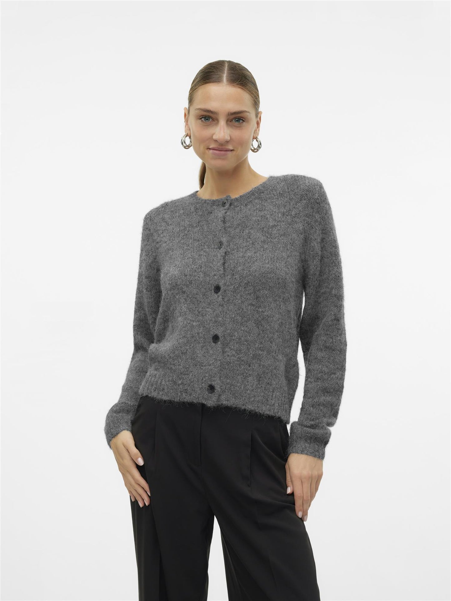 Novah o-neck button cardigan