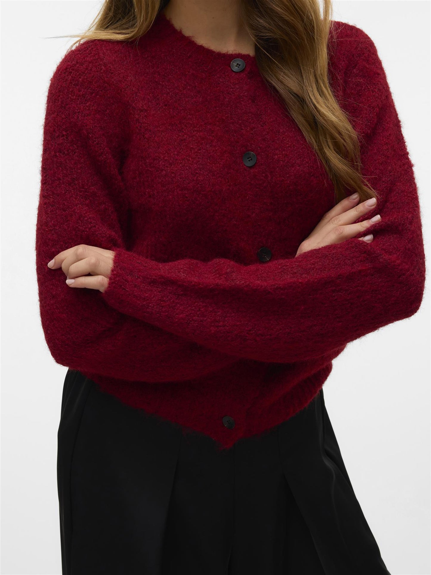Novah o-neck button cardigan