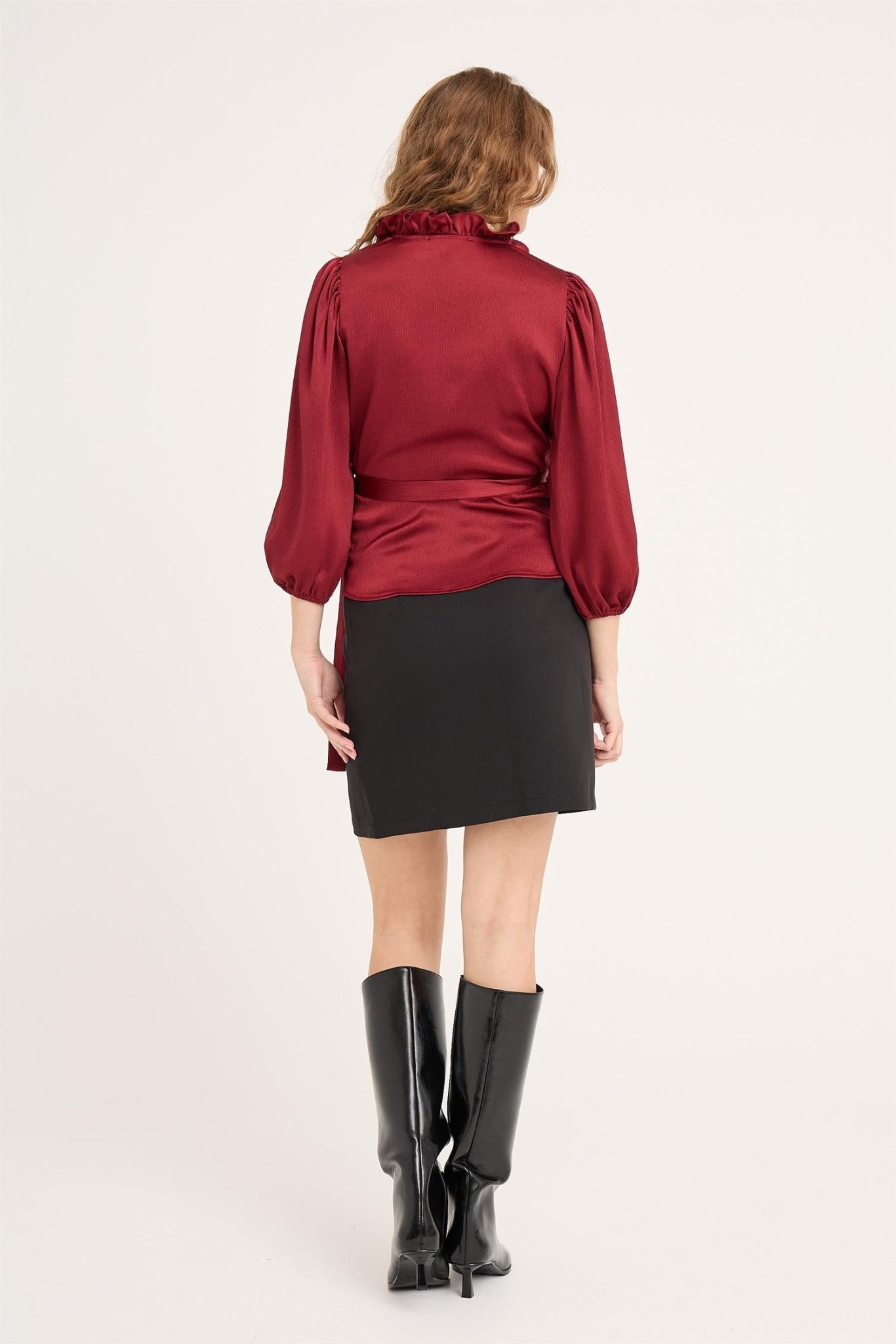 Peony 3/4 sleeve blouse - novalieshop