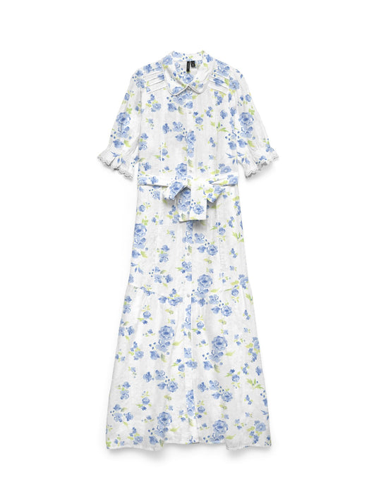 Gry 2/4 detai lace maxi dress