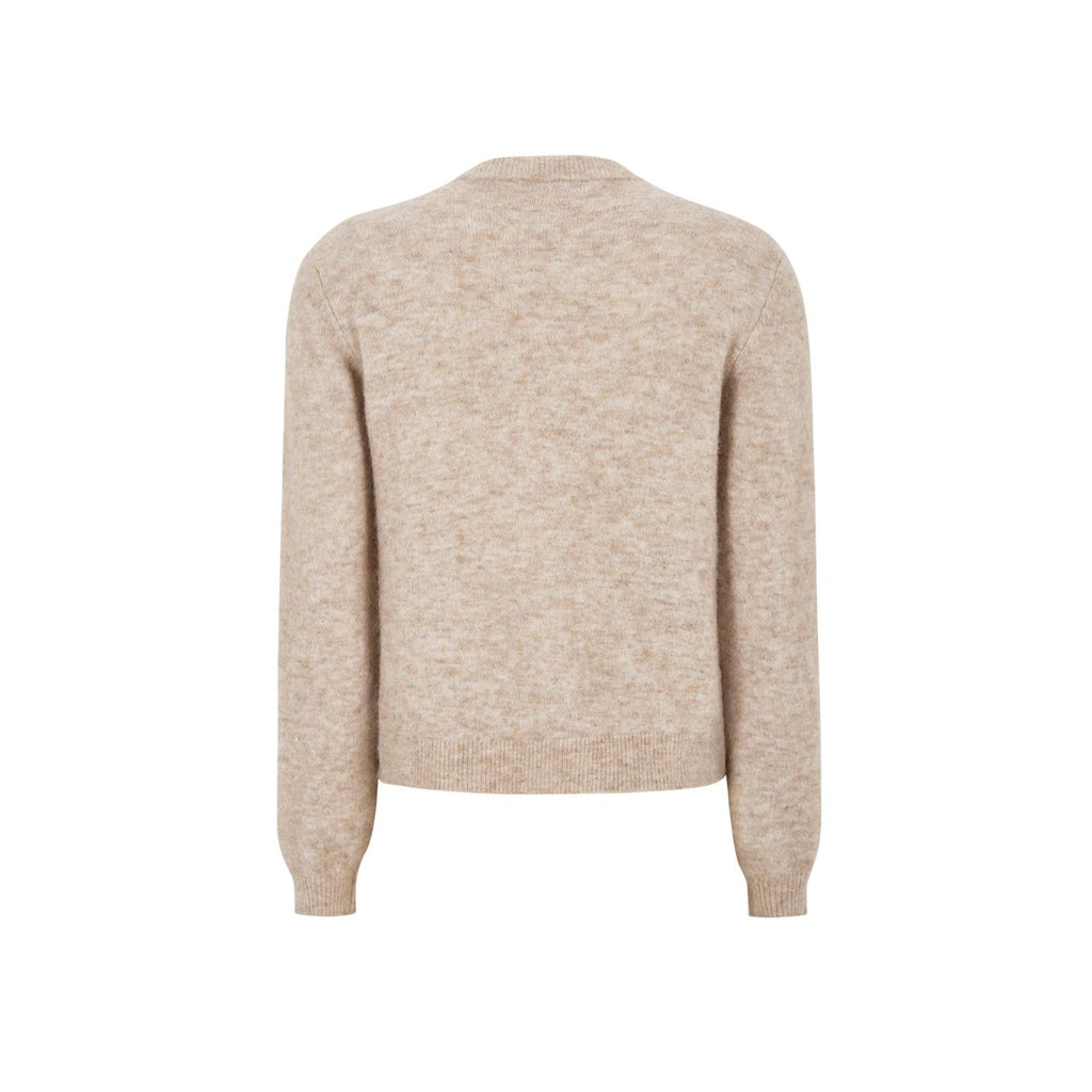 Allison O-neck knit cardigan