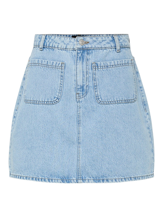 Sky mini denim skirt