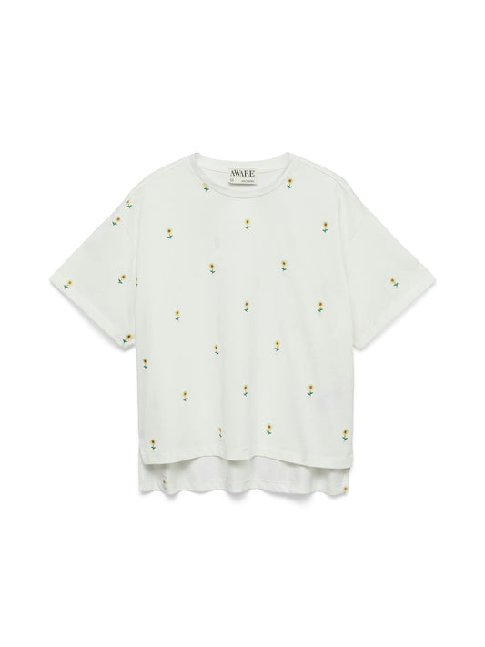 Zora o-neck embroidery t-shirt