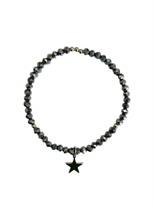 Crystal Bead Bracelet 4 mm