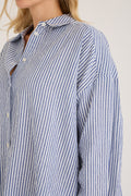 Sonja new shirt - Navy/ White