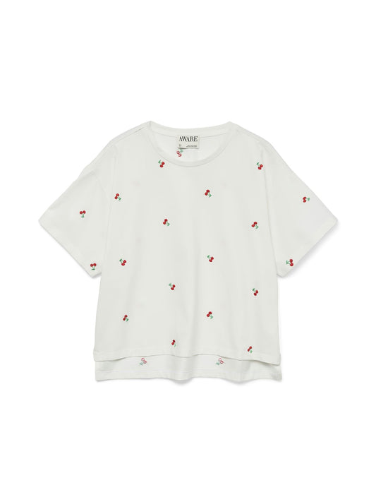 Zora o-neck embroidery t-shirt