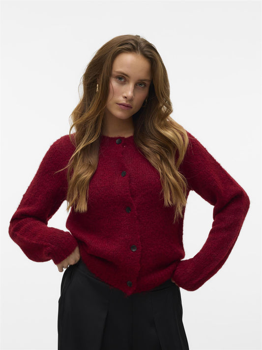 Novah o-neck button cardigan