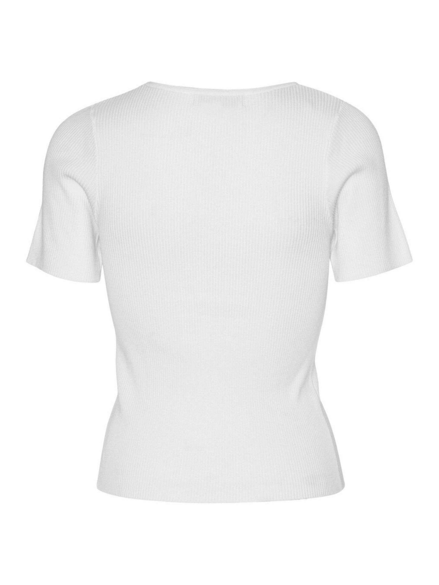 Rib knit short sleeve