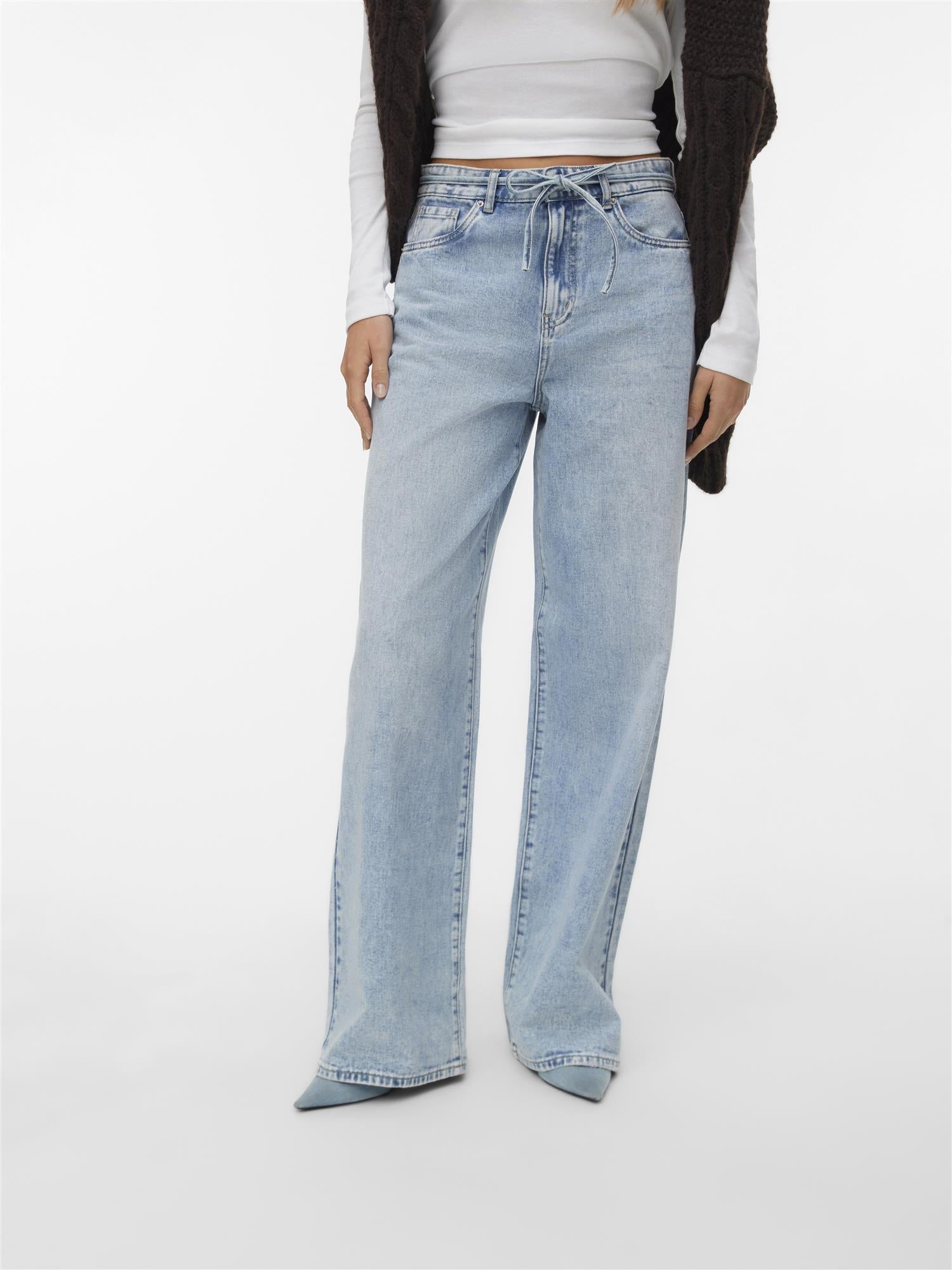 Wien wide belt jeans