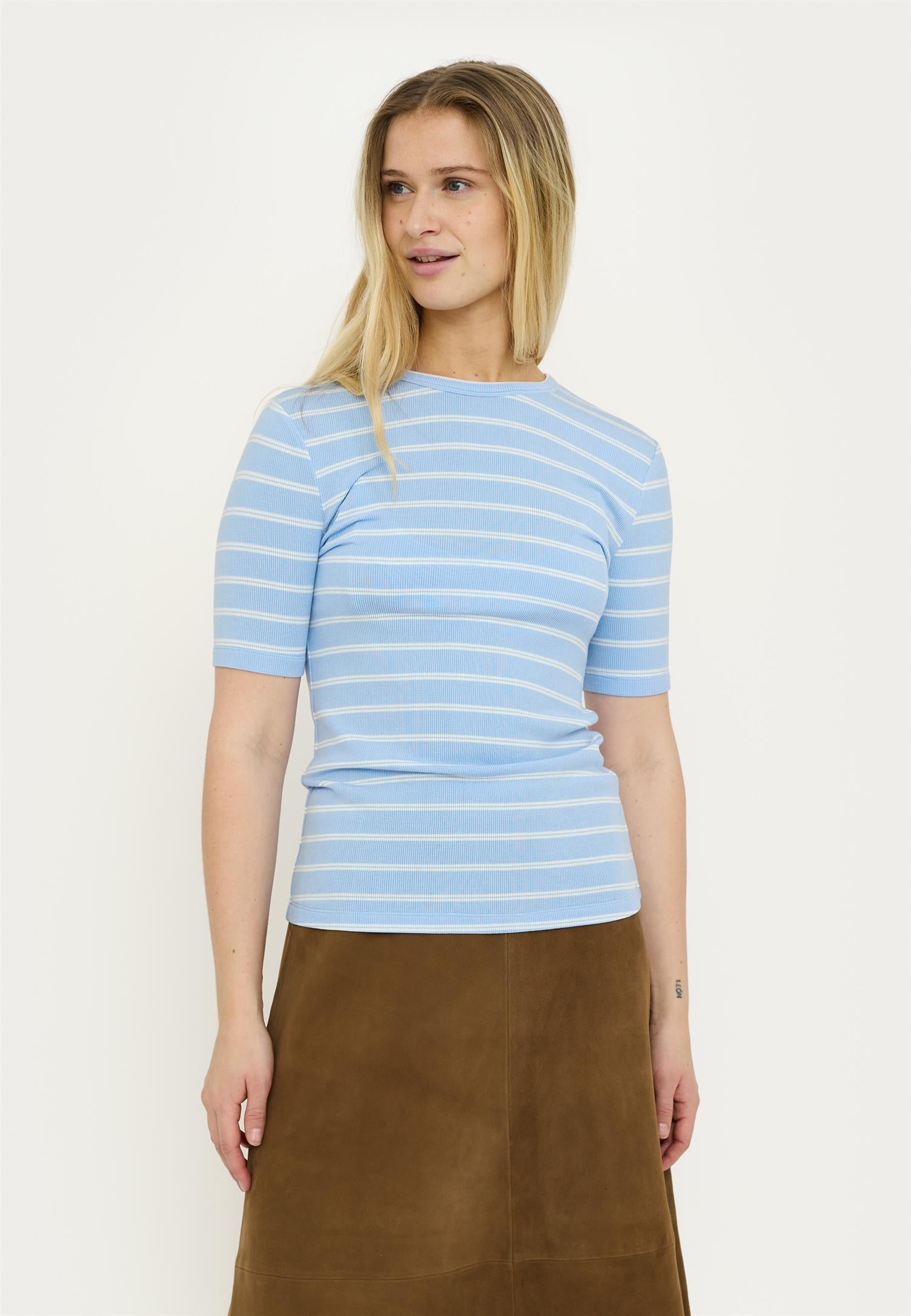 Fenja stripe ss top