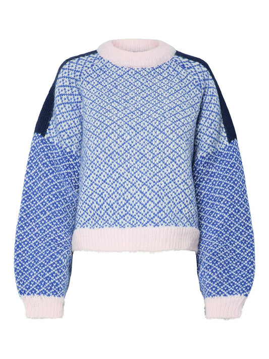 Remix highneck knit