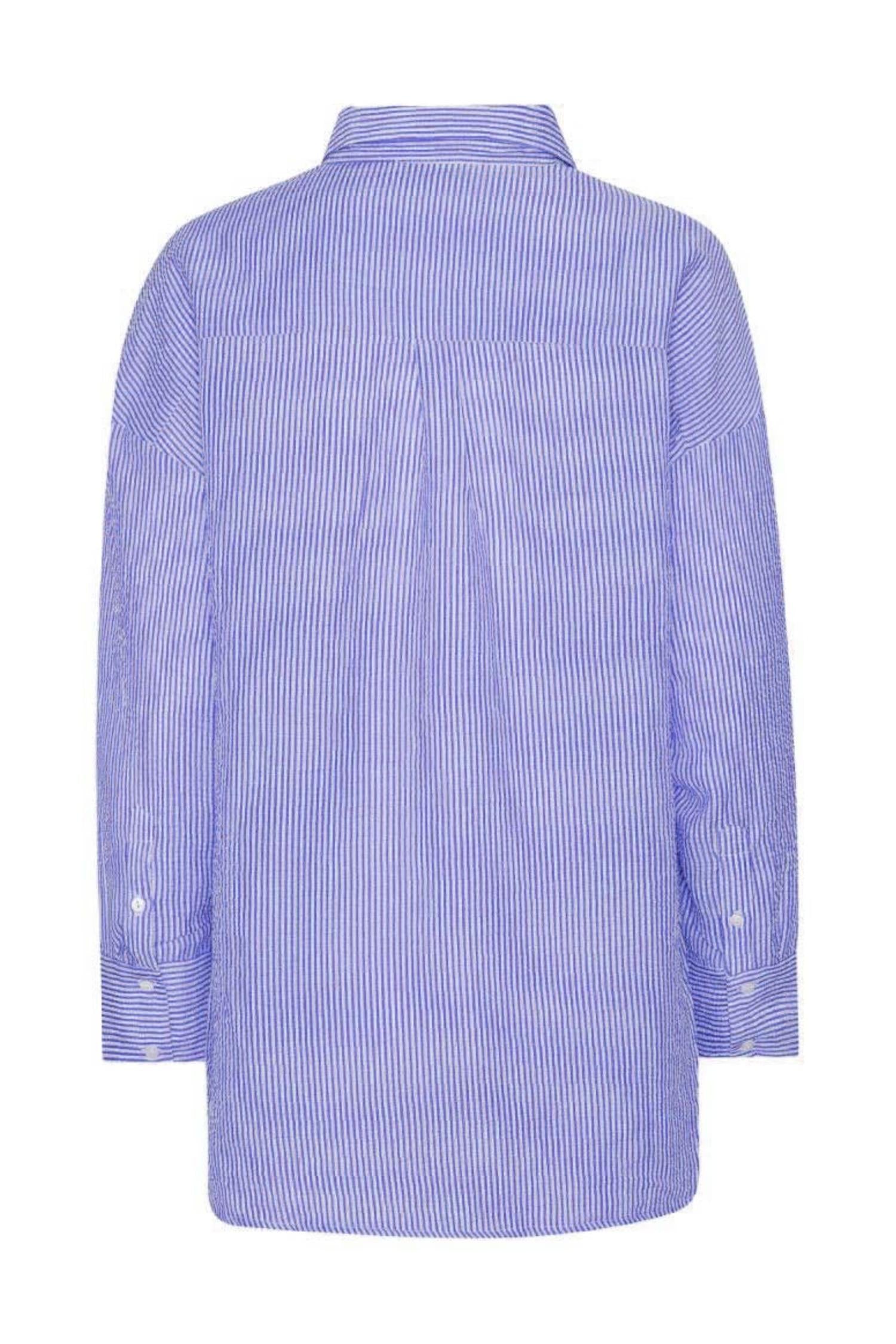 Sonja shirt - Navy/ white