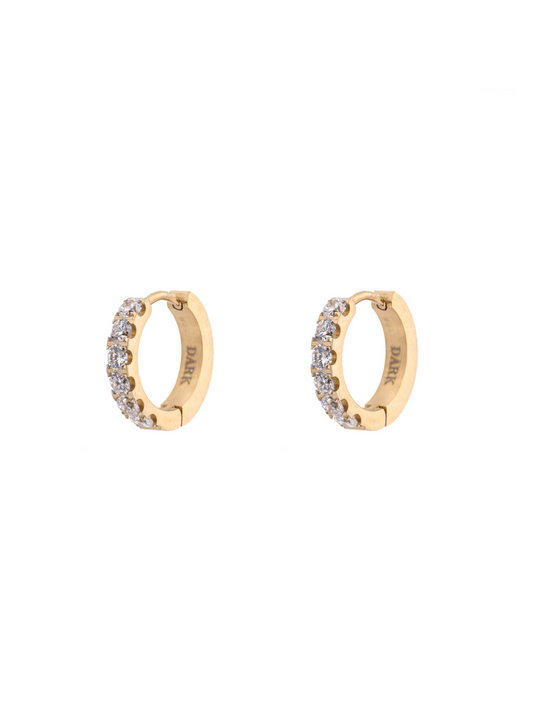 Crystal Hoops 15 mm