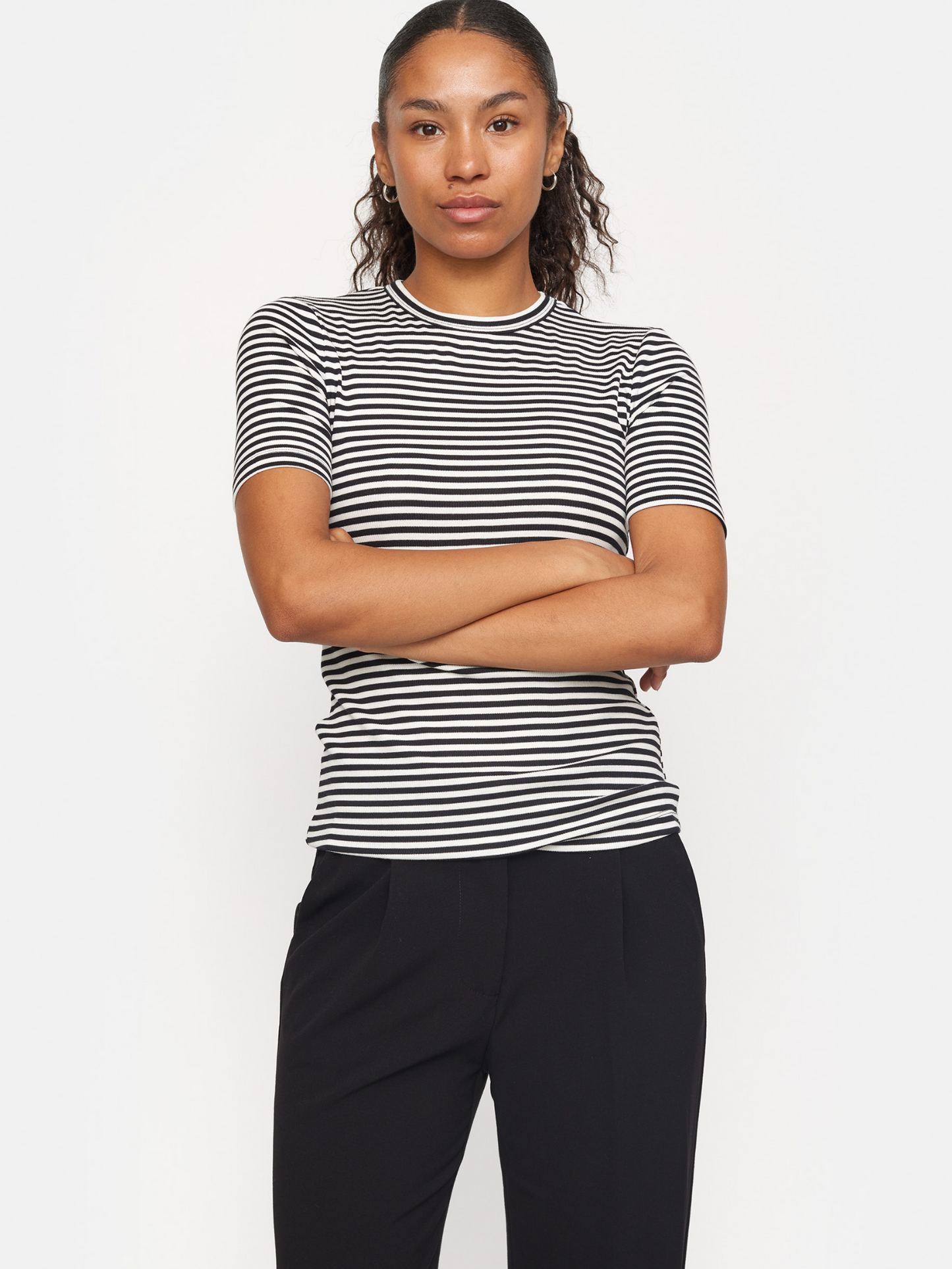 Fenja stripe ss top