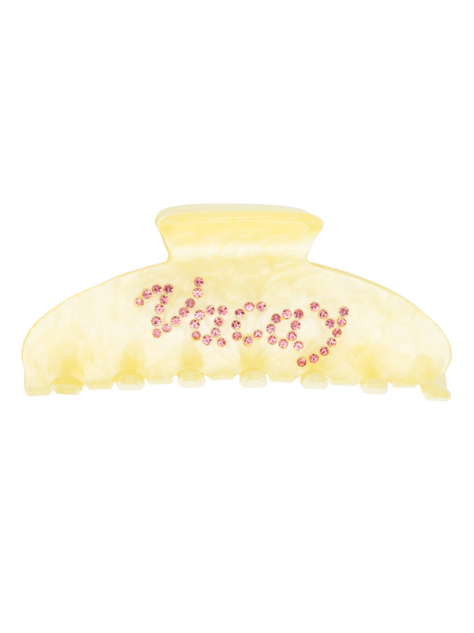 Text Hair Claw