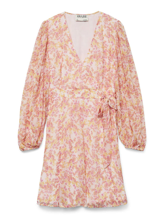 Audora short wrap dress