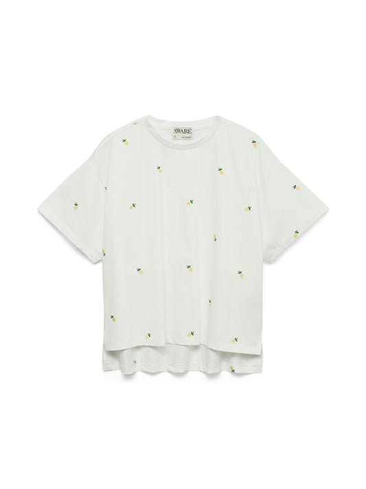 Zora o-neck embroidery t-shirt
