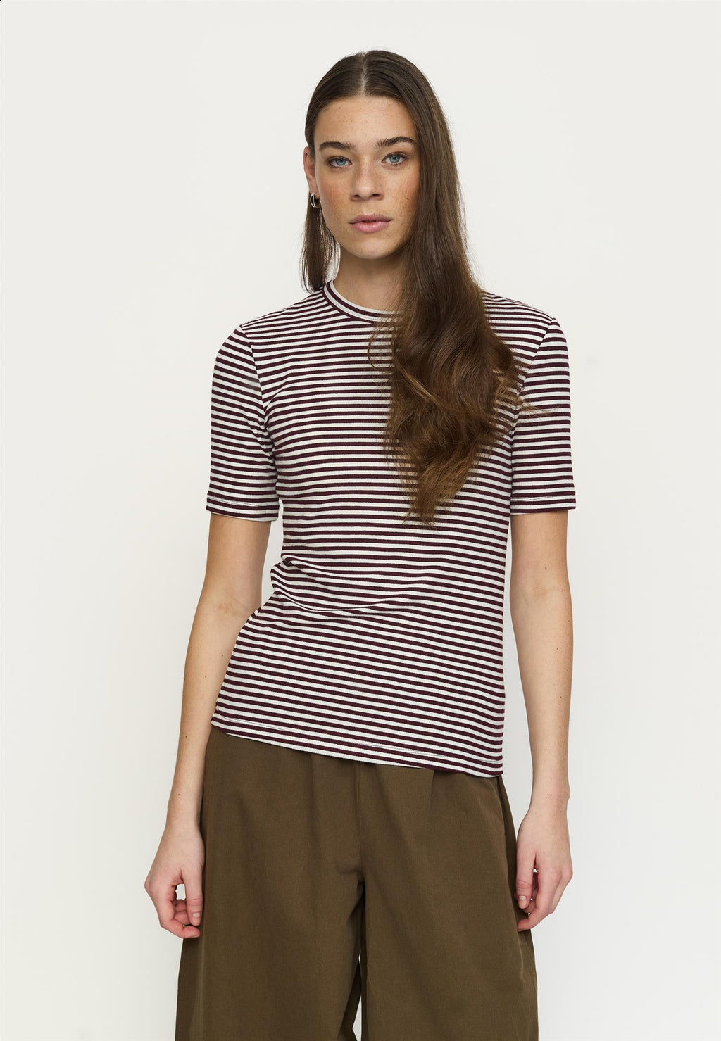 Fenja stripe ss top