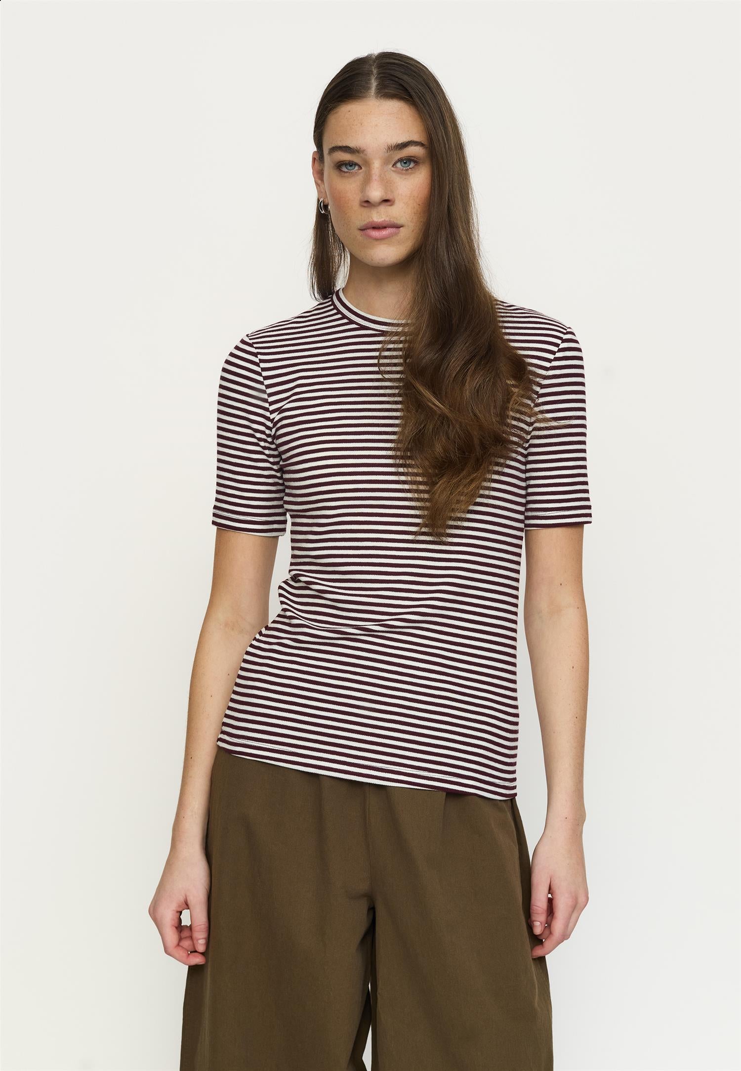 Fenja stripe ss top