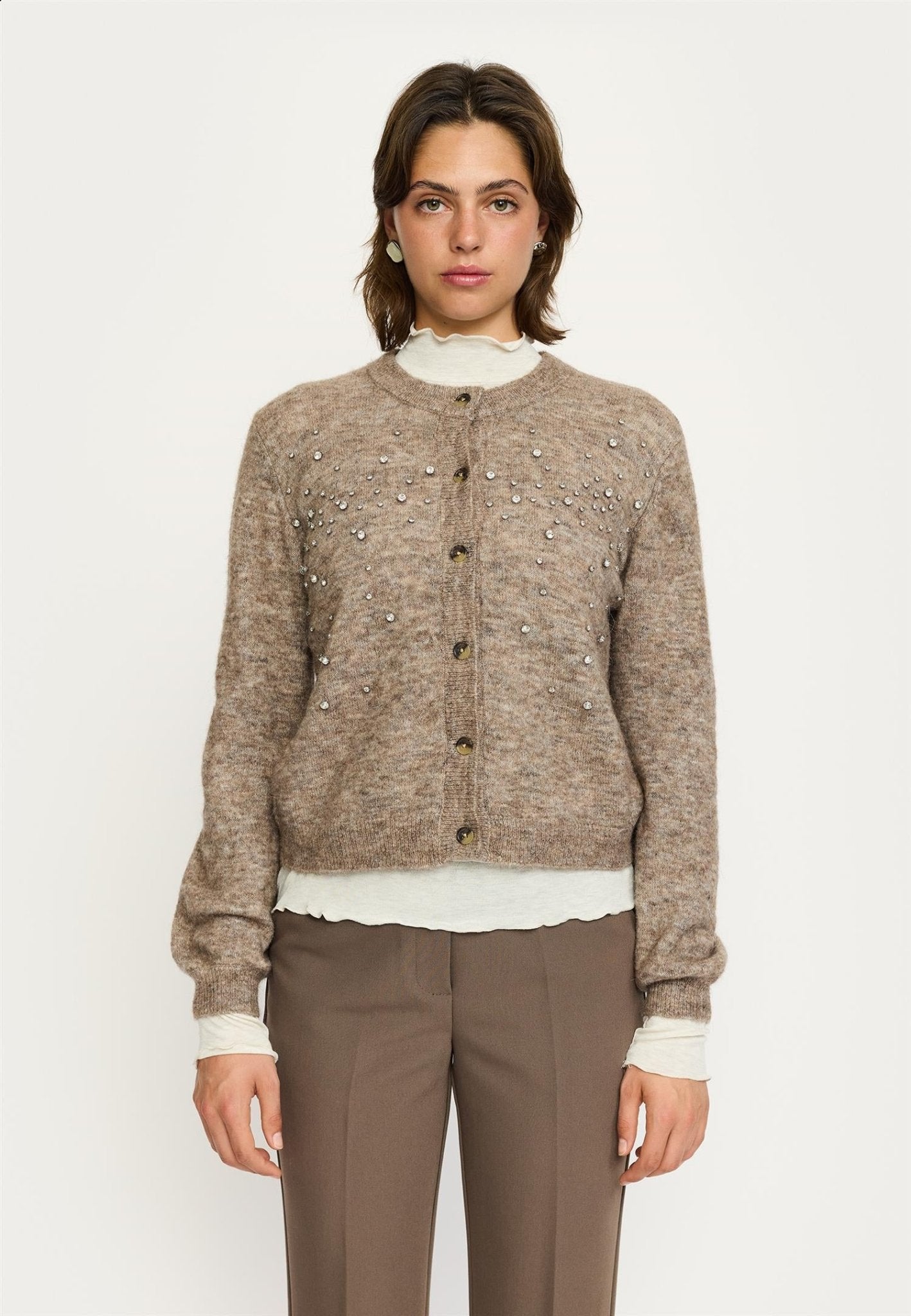 Allison jewel knit cardigan - novalieshop