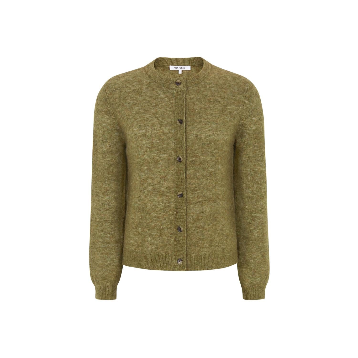 Allison O - neck knit cardigan - novalieshop