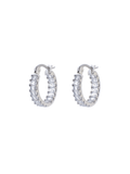 Baguette crystal hoop - novalieshop