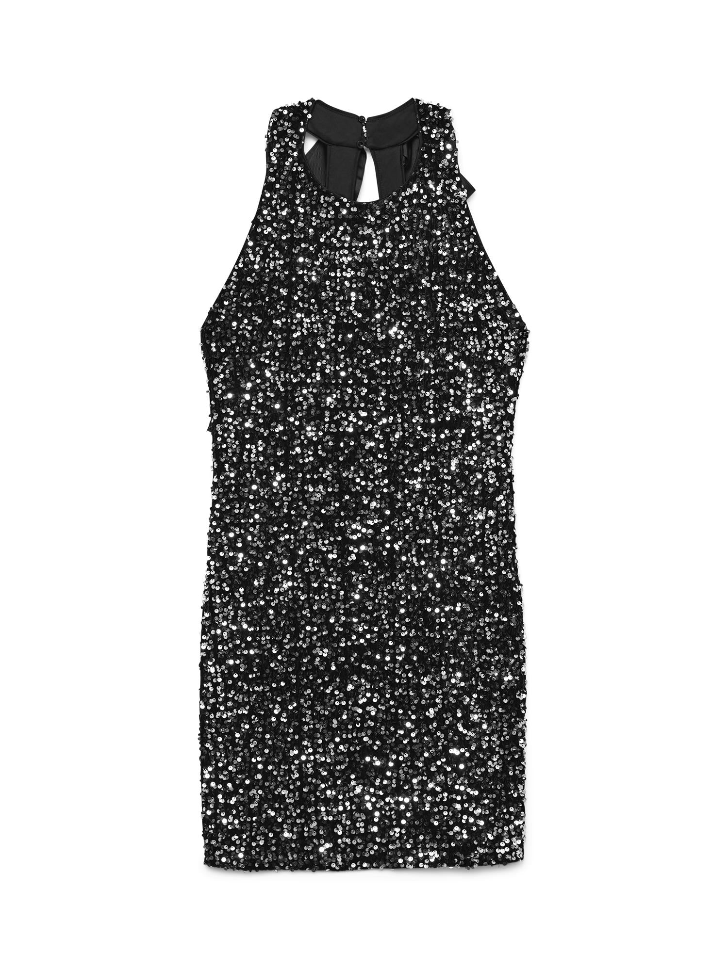 Bella o - neck short dress - novalieshop