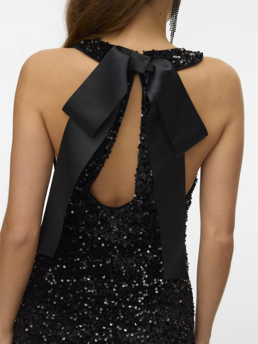 Bella o - neck short dress - novalieshop