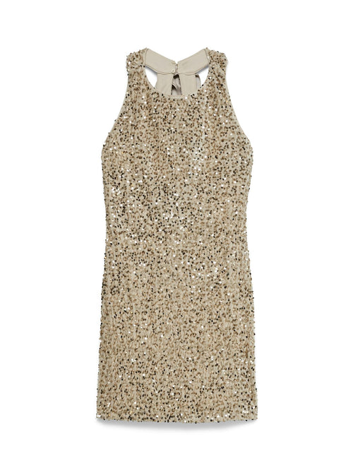 Bella o - neck short dress - novalieshop