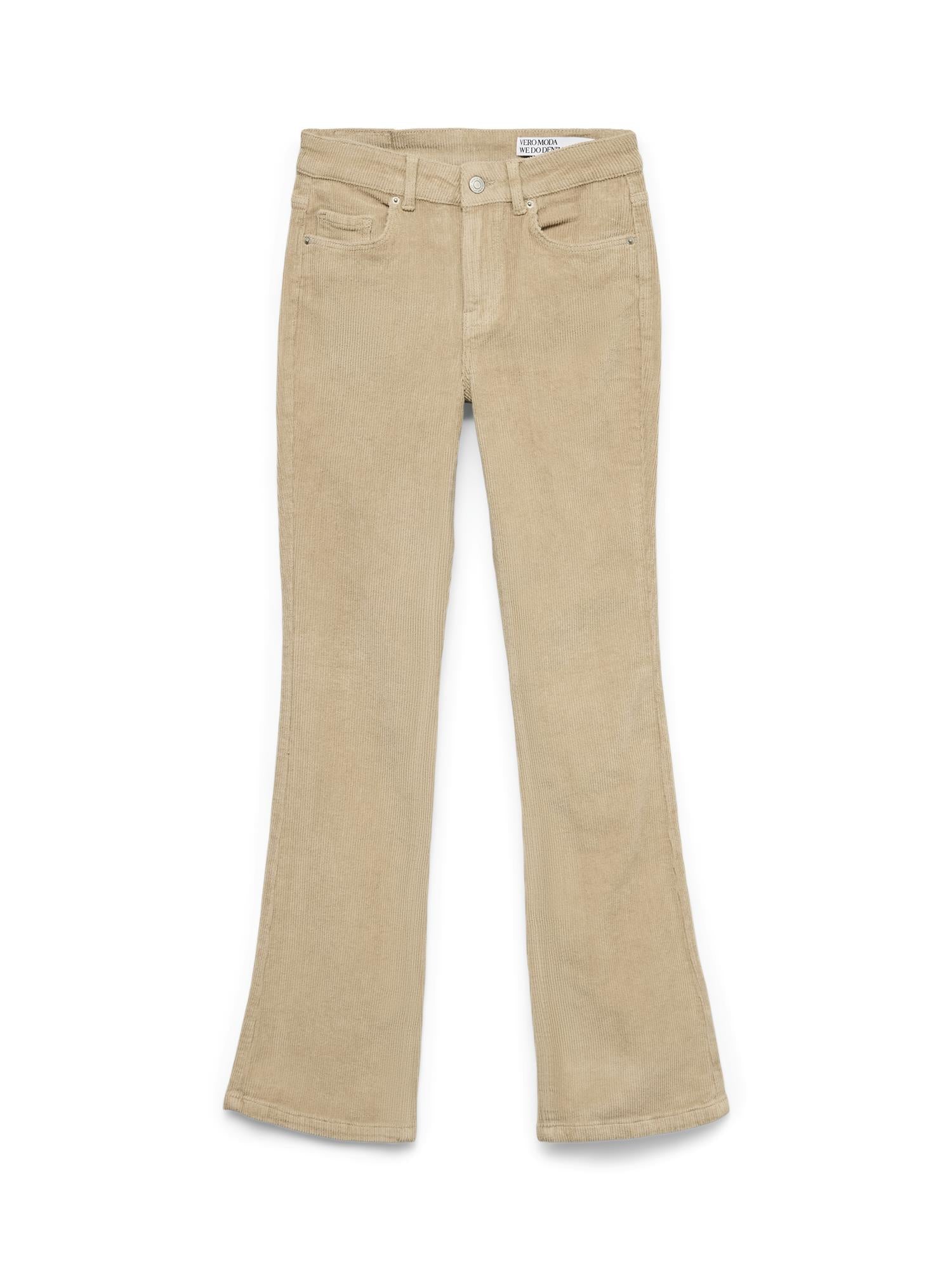 Flash flared corduroy pants