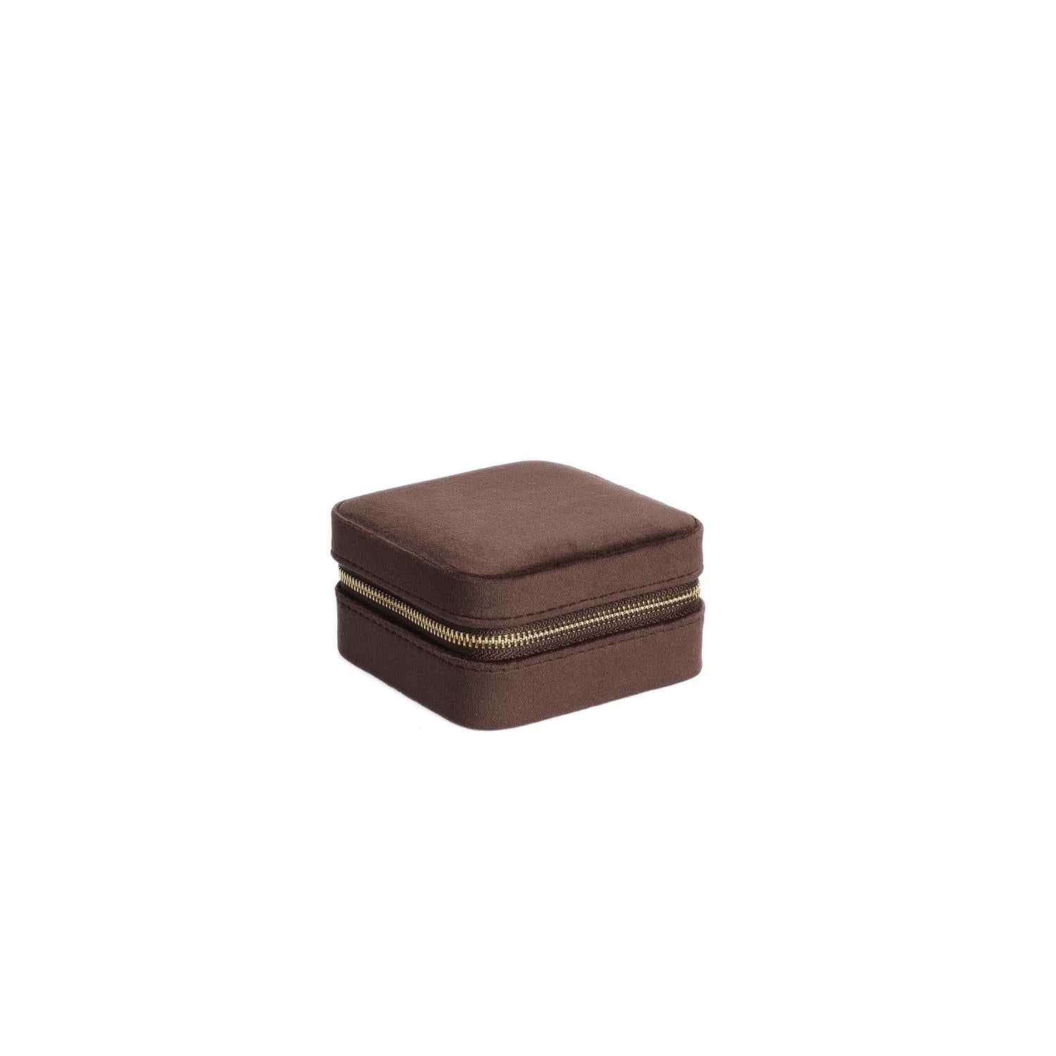 Velvet jewellery box mini