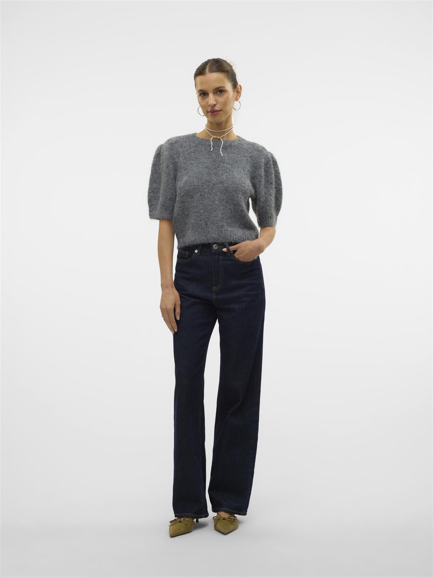 Novah o-neck puff pullover