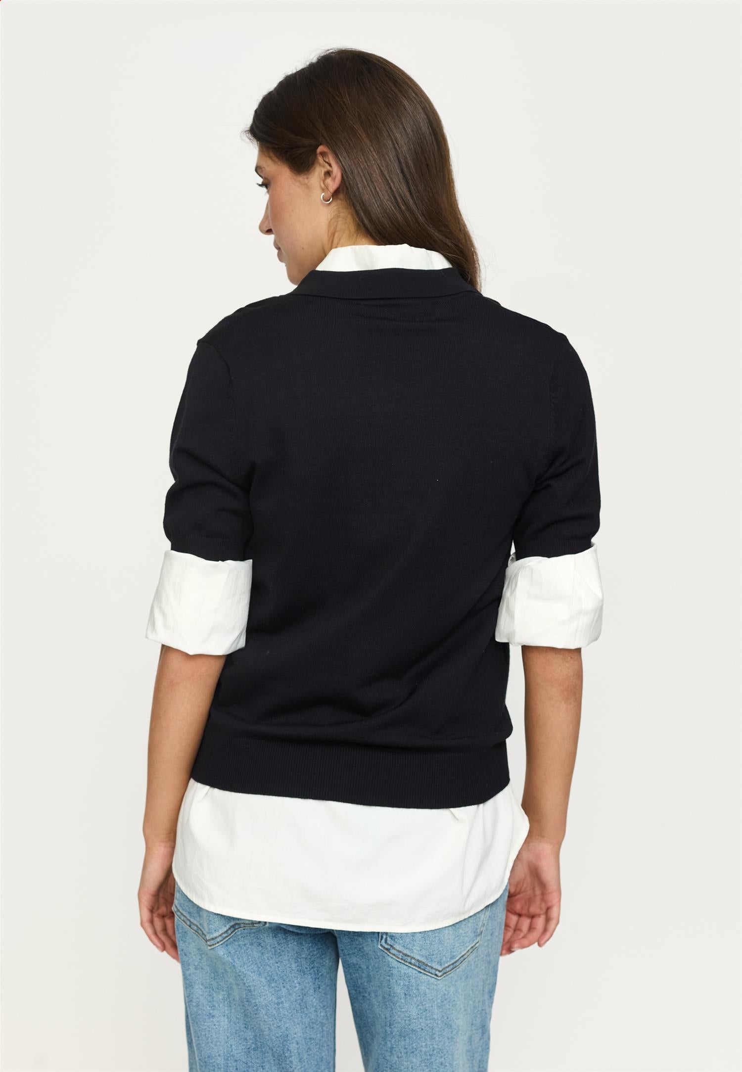 Parker polo v-neck knit