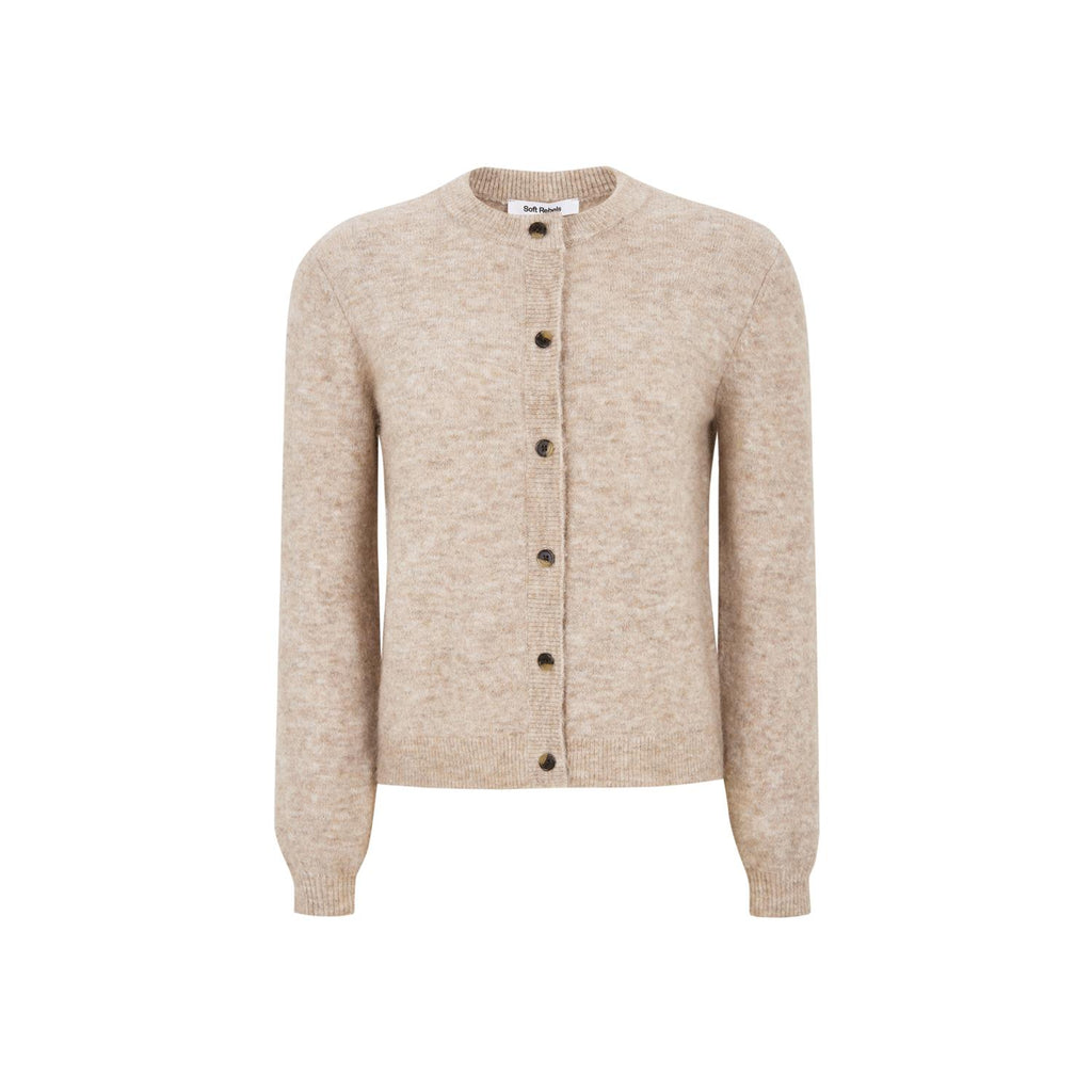 Allison O-neck knit cardigan