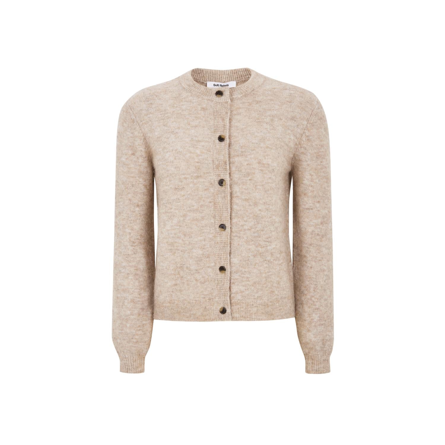 Allison O-neck knit cardigan