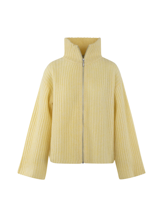 Majken zip  wool cardigan