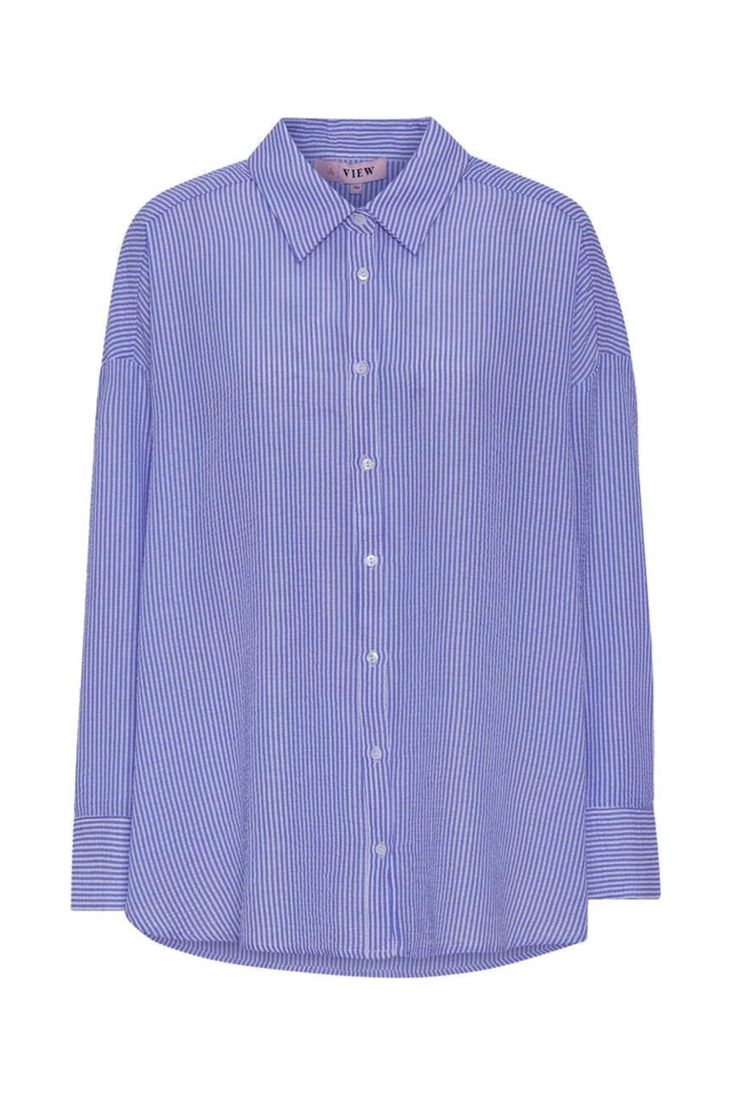 Sonja shirt - Navy/ white