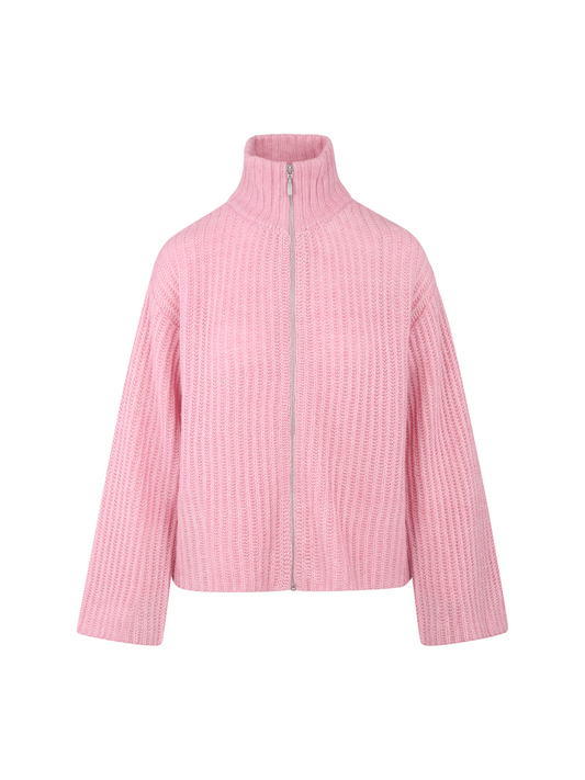 Majken zip  wool cardigan