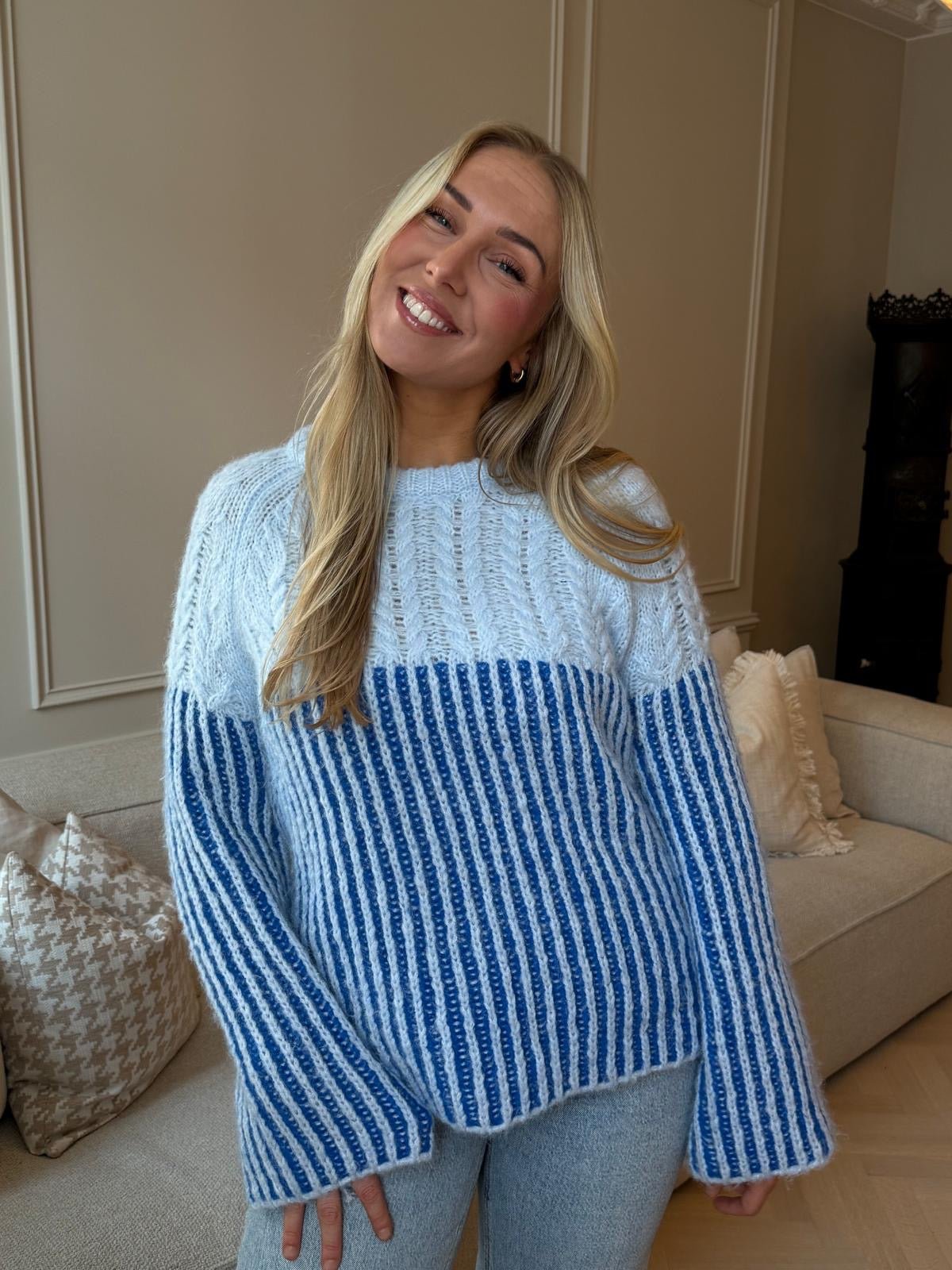 Erika o - neck long pullover - novalieshop