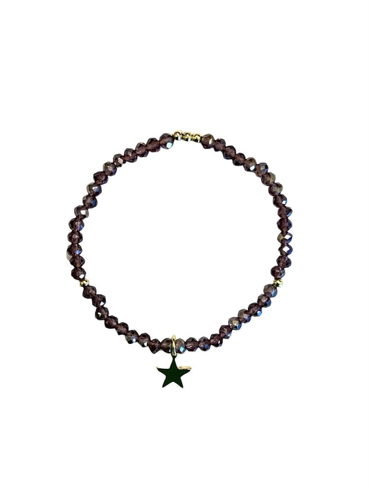 Crystal Bead Bracelet 4 mm
