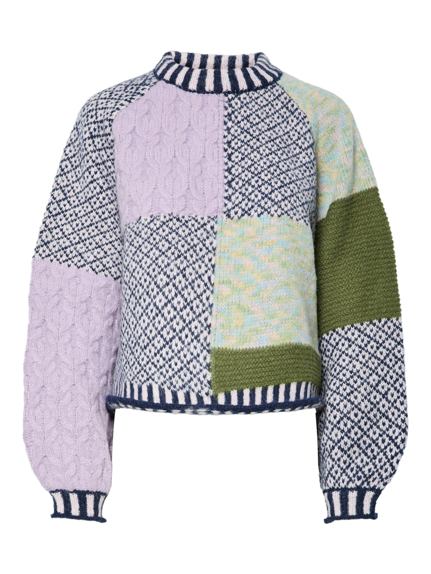 Remix highneck knit