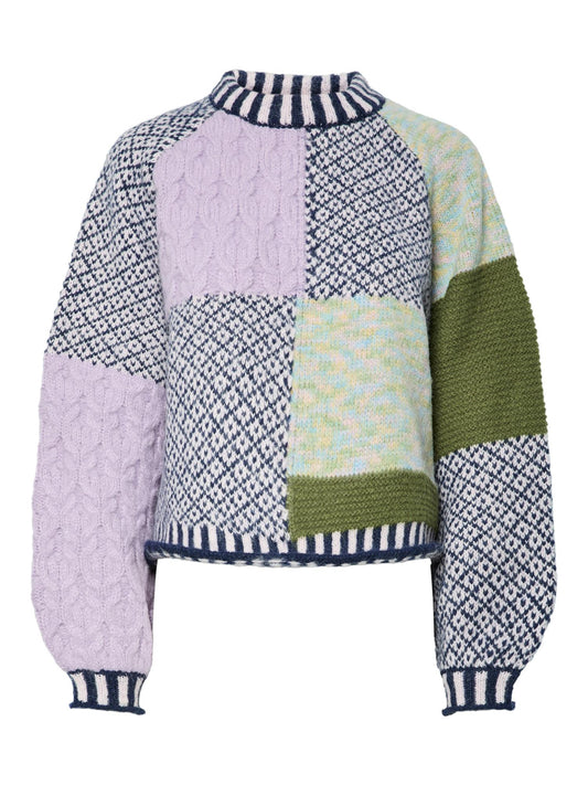 Remix highneck knit