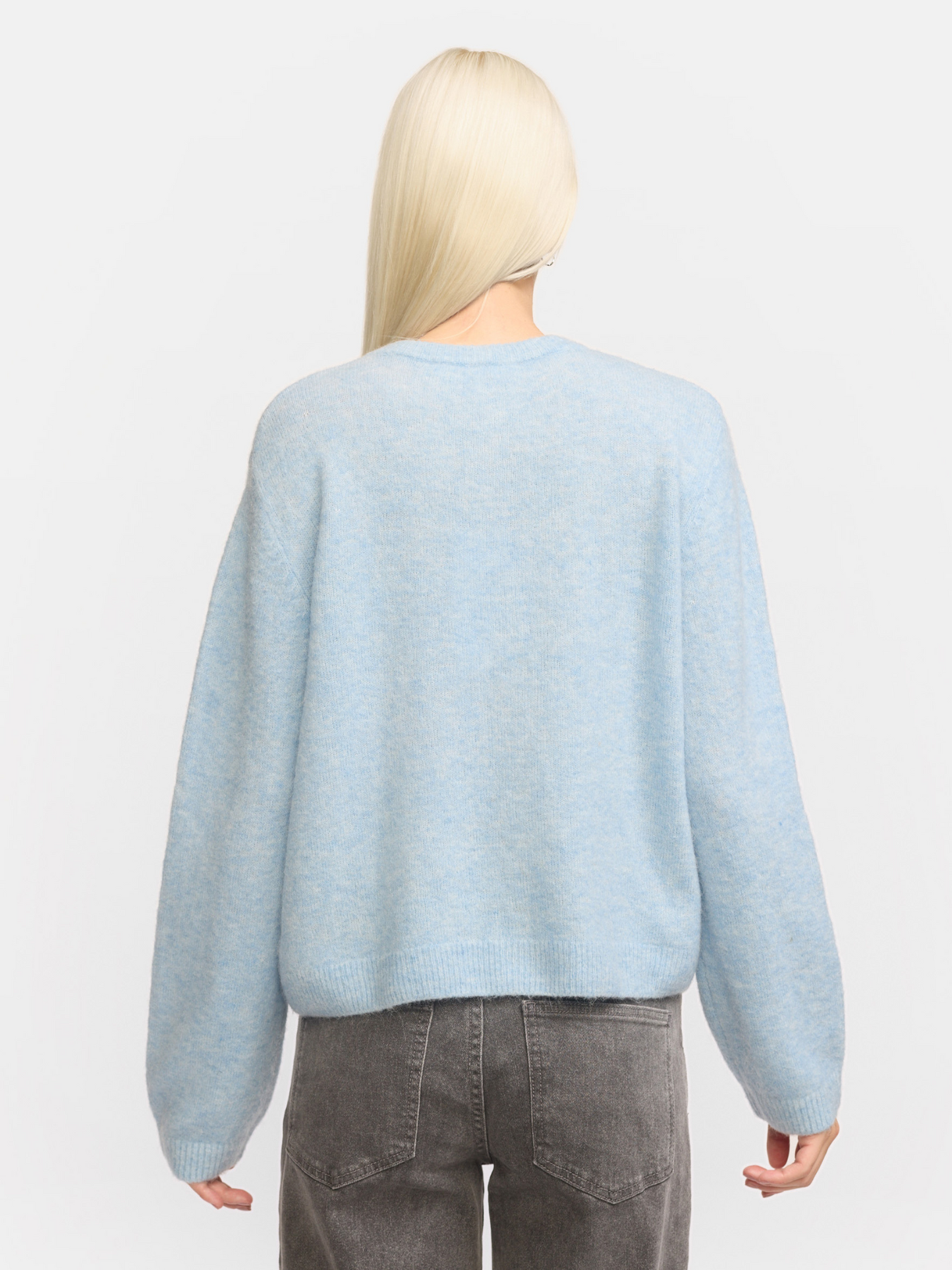 Allison O-neck knit cardigan