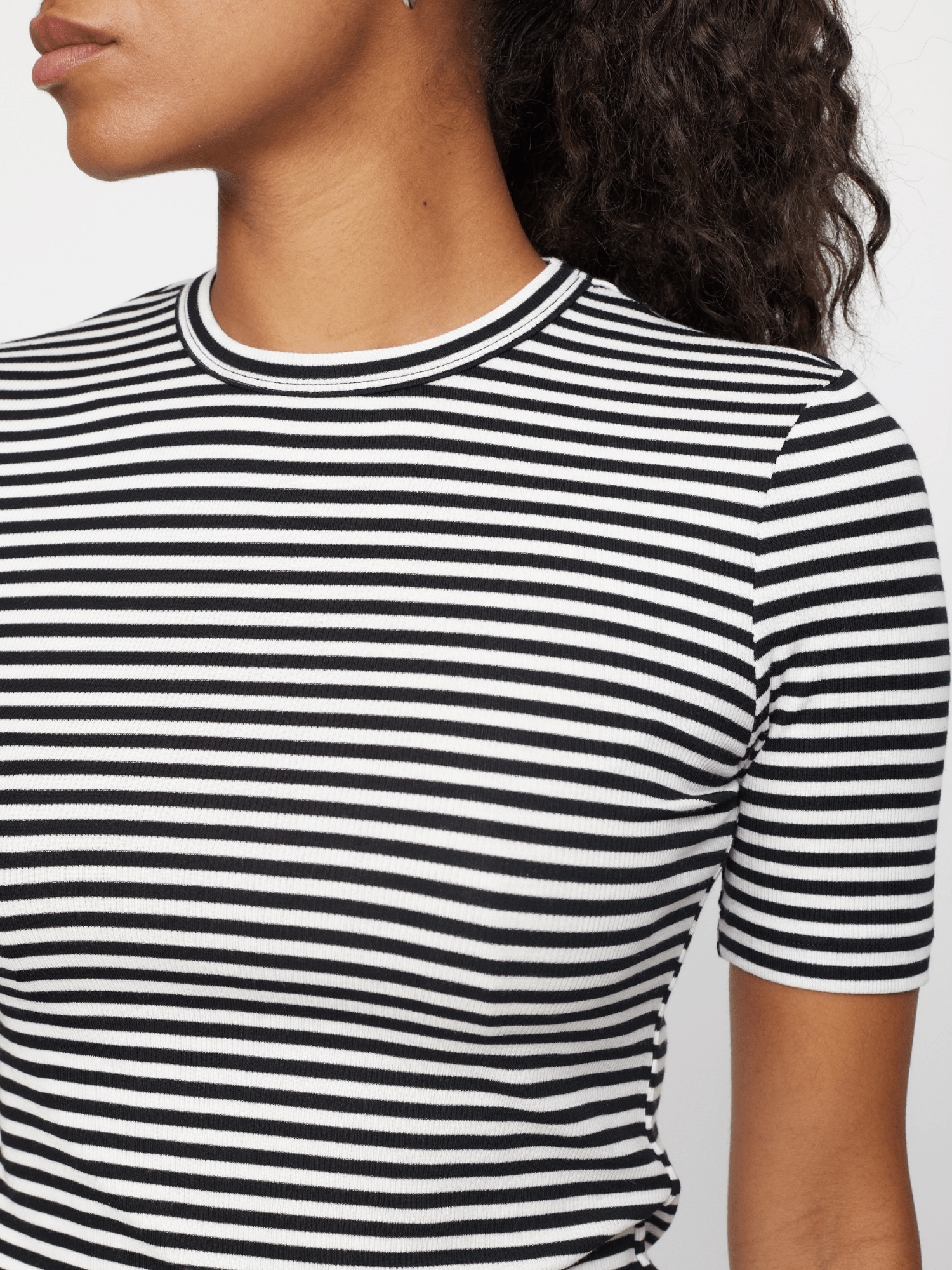 Fenja stripe ss top - novalieshop