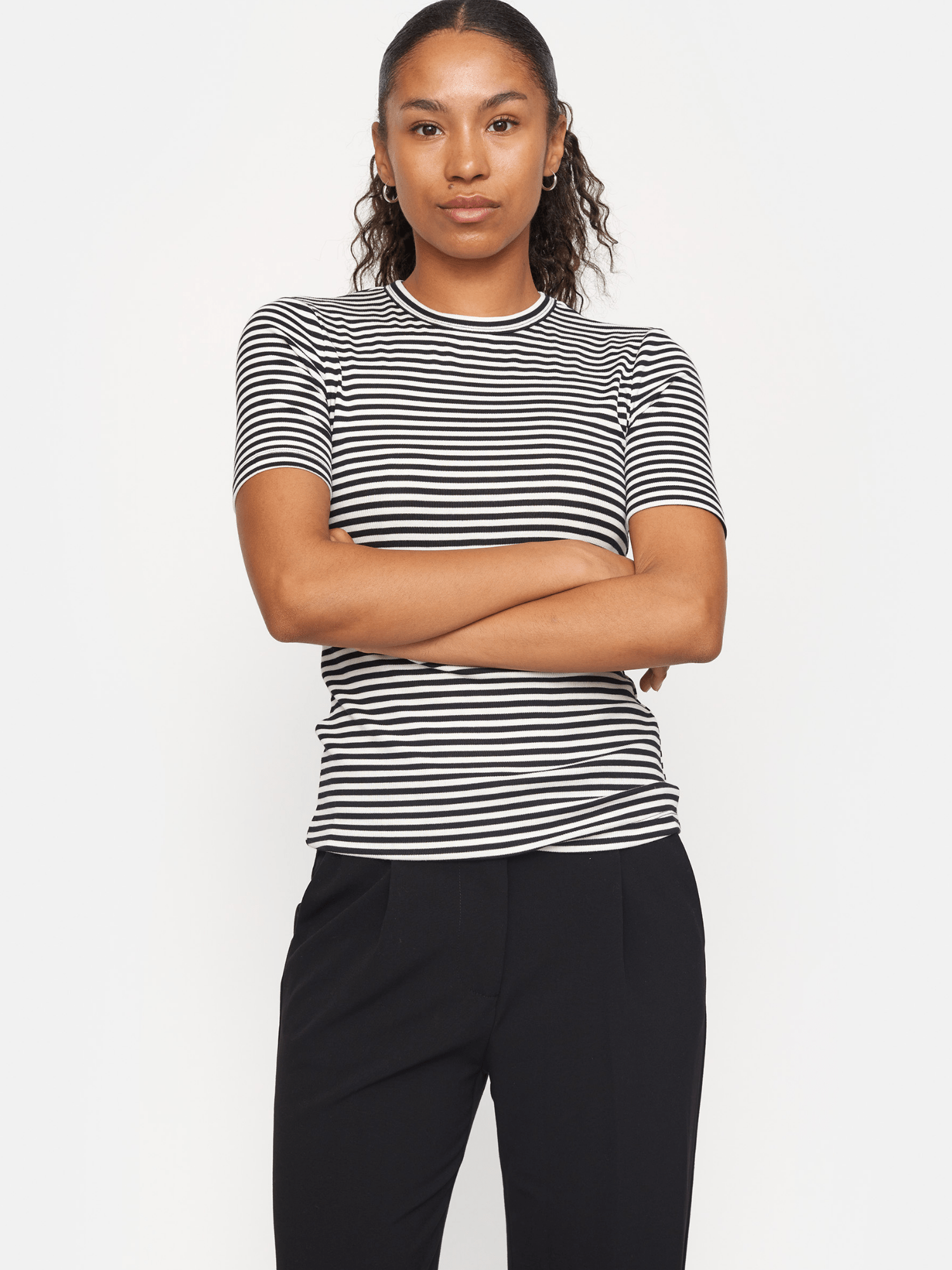 Fenja stripe ss top - novalieshop