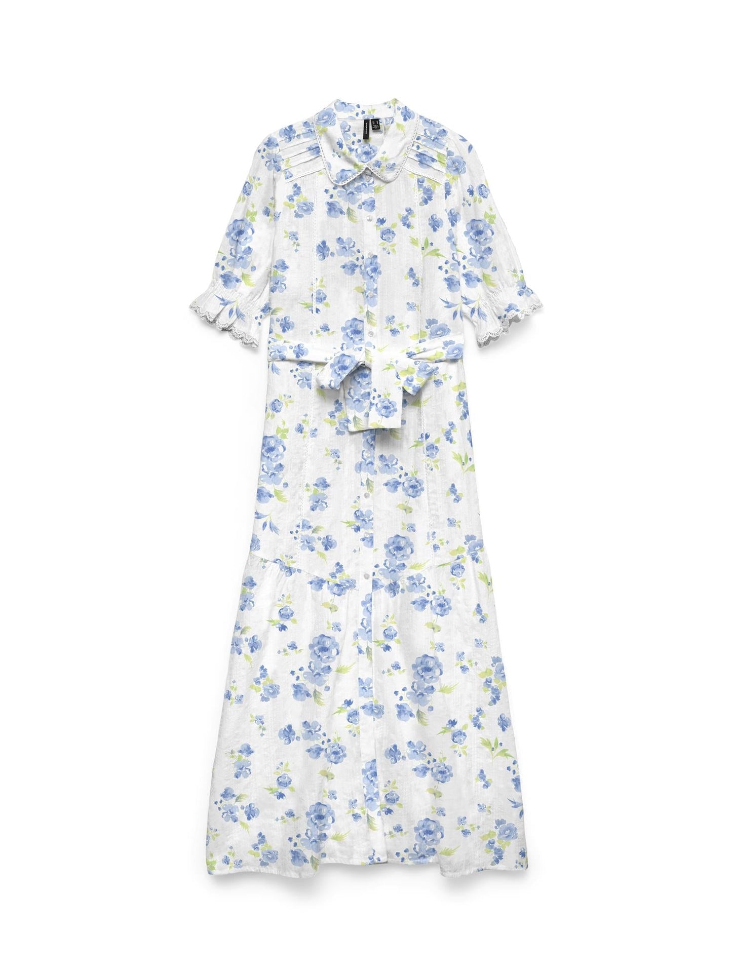 Gry 2/4 detai lace maxi dress - novalieshop
